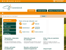 Tablet Screenshot of cranendonck.nl